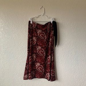 Vintage paisley print skirt